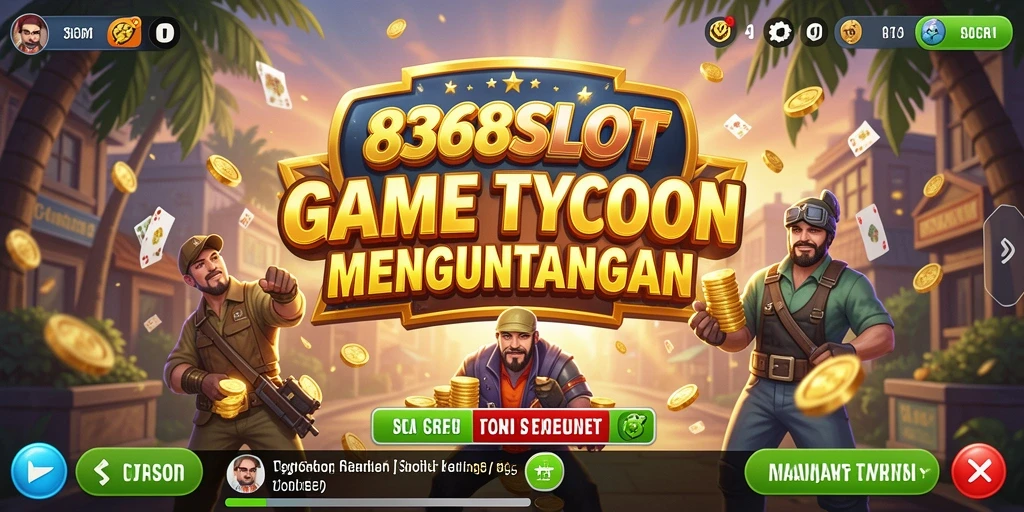 Screenshot utama menunjukkan gameplay Tycoon yang mendebarkan dalam 8368SLOT.