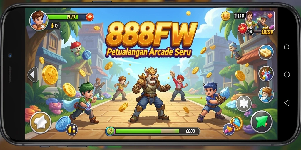 Screenshot gameplay 888FW yang penuh aksi dan keseruan.