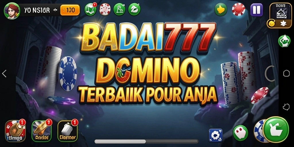 Screenshot gameplay BADAI777 yang menampilkan aksi permainan domino yang seru.