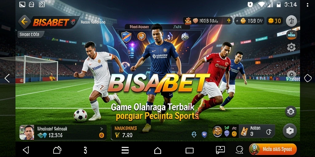 Tampilan gameplay mendebarkan dari BISABET yang menunjukkan momen seru pertandingan.