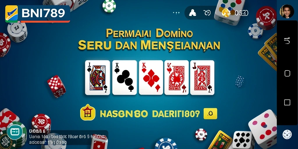 Tangkapan layar gameplay BNI789 menampilkan aksi domino yang menyenangkan.