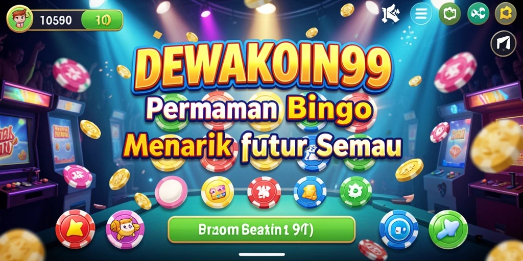 Tampilan gameplay menarik dalam DEWAKOIN99 dengan suasana Bingo yang seru.