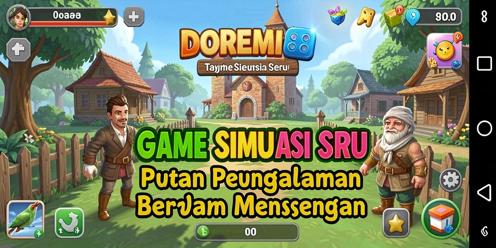 Tampilan gameplay menarik dalam DOREMI88 yang menunjukkan berbagai aktivitas simulasi.