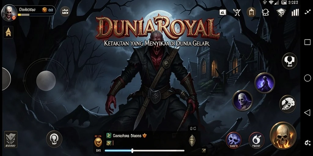 Gameplay menyeramkan DUNIAROYAL yang penuh ketegangan.