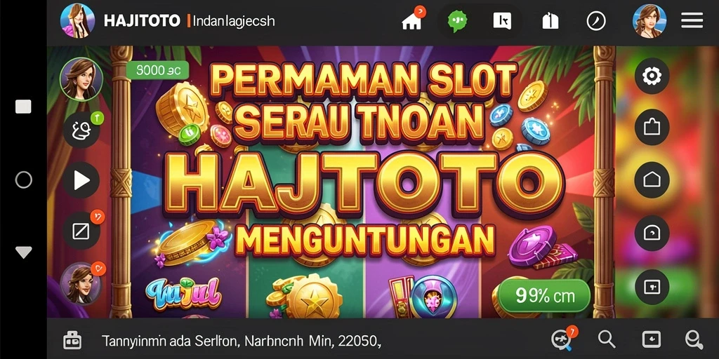 Tampilan gameplay Slot yang menarik dan dinamis di HAJITOTO.