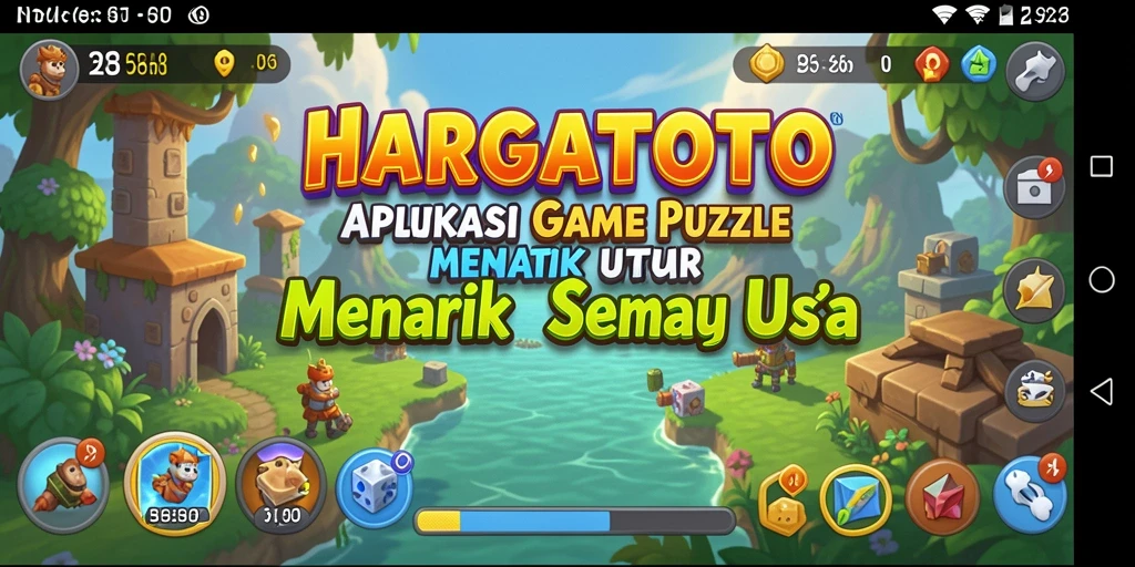 Tampilan gameplay HARGATOTO yang menarik dan menantang.