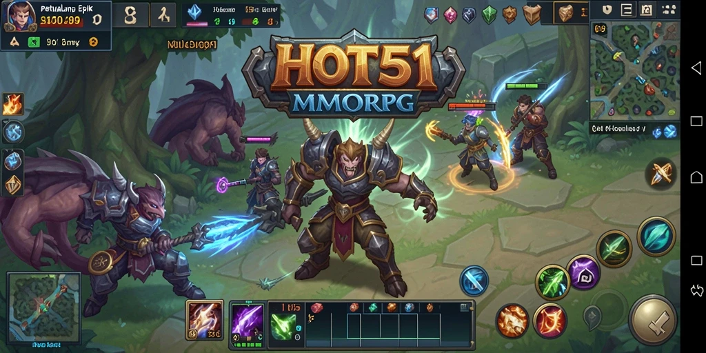 Tampilan gameplay HOT51 dengan aksi petualangan yang menarik.