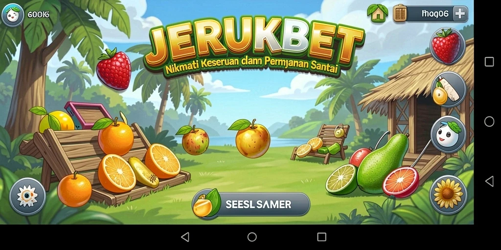 Screenshot gameplay JERUKBET yang menampilkan keseruan permainan Casual.