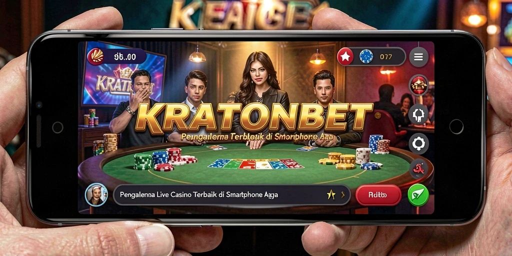 Tampilan menarik dari KRATONBET saat memainkan Live Casino.