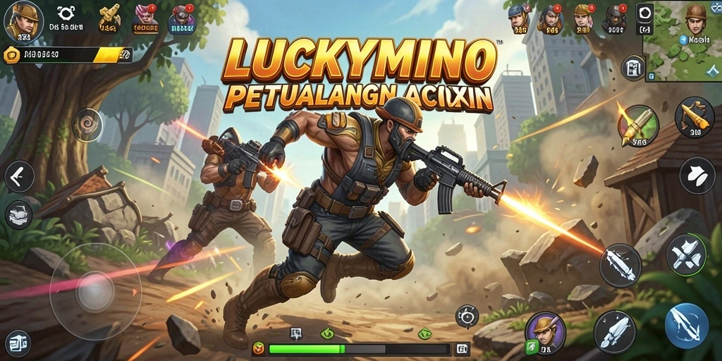 Gameplay seru dan menantang dari LUCKYMINO yang memacu adrenalin.