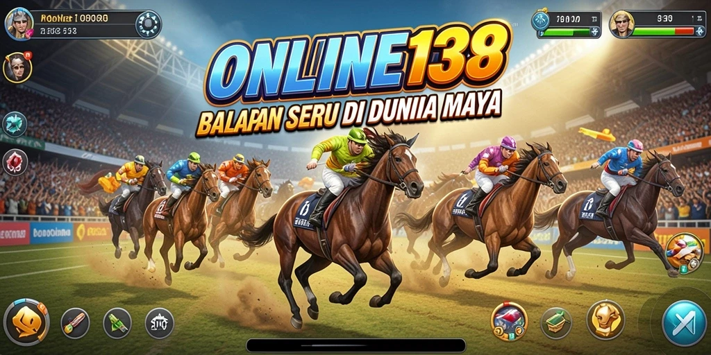 Tampilan gameplay Racing yang mendebarkan di ONLINE138.