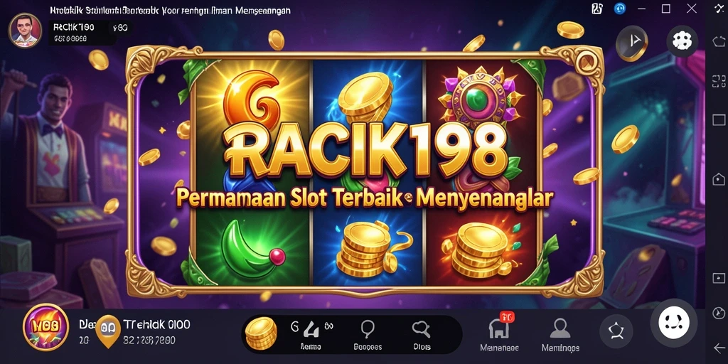 Tampilan gameplay seru dan menarik dari RACIK198.