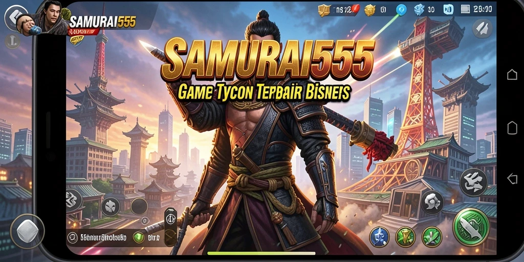 Tampilan gameplay yang menyenangkan dan penuh strategi di SAMURAI555.