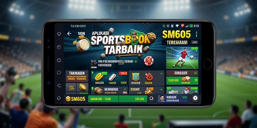Tampilan screenshot SM605 menunjukkan antarmuka taruhan yang menarik dan mudah digunakan.