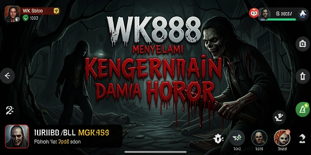 Tampilan gameplay yang mencekam dari <strong>WK888</strong>, siap untuk melawan kengerian.